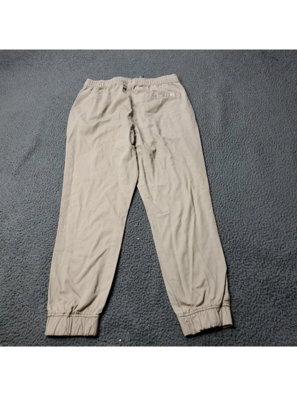Sovereign Code Berman Pants Mens 28 x26 Joggers Khaki Chino Tan Drawstring